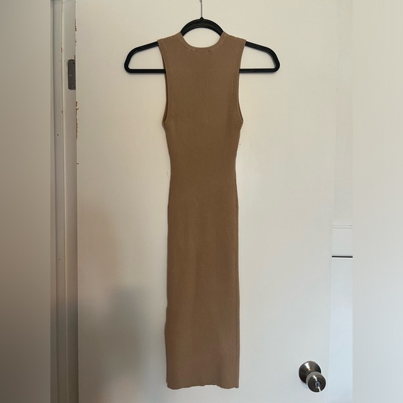 VICI Midi ribbed dress with side slit, small - Picture 3 of 4